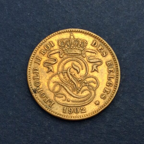 Belgium 2 Cent 1902 GC410 - Image 2