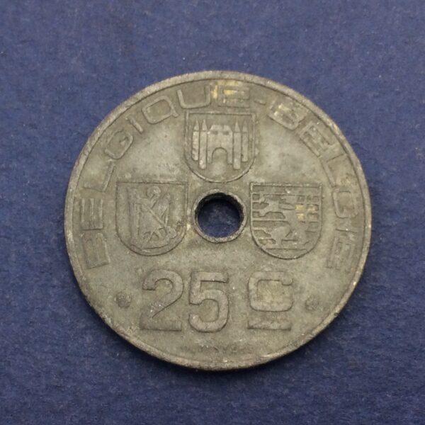 Belgium 25 Cent 1942 GC429