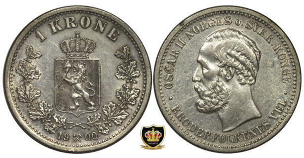 Norway 1 Krone 1900 (rare) PGC63