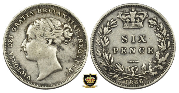 1886 6 Pence (Victoria) PGC78