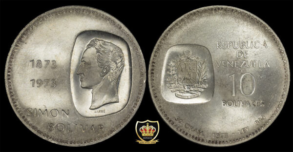 1973 10 Bolívares Venezuela PGC56