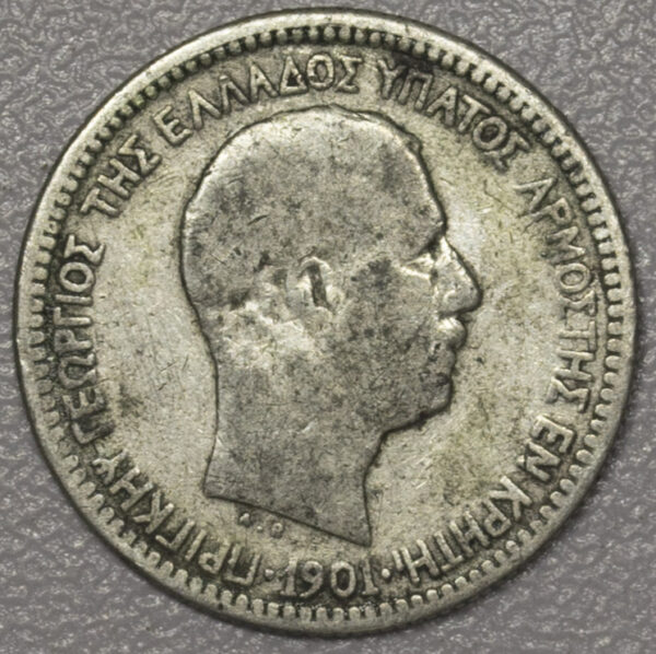 50 Λεπτά 1901 Κρητική Πολιτεία PGC77