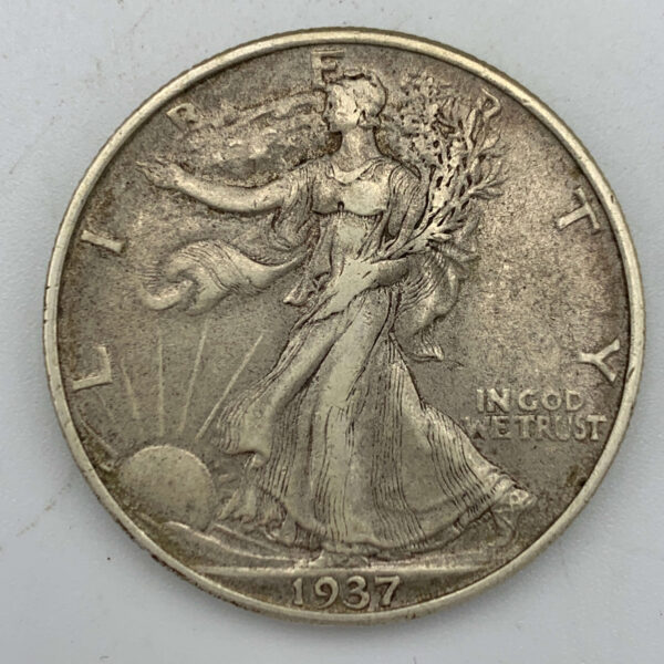 USA Half Dollar 1937 Silver Coin GC440