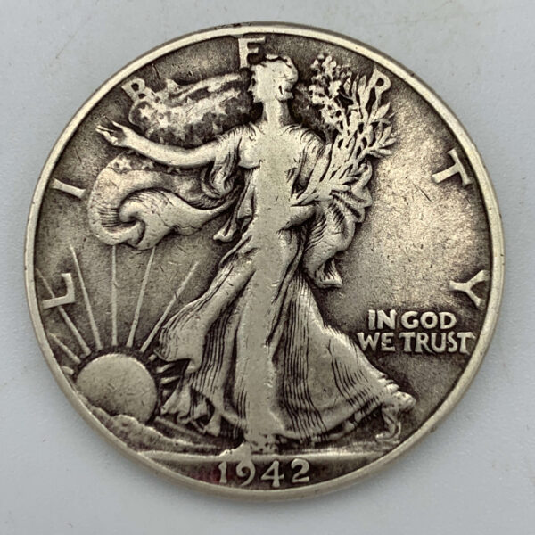 USA Half Dollar 1942 Silver Coin GC443
