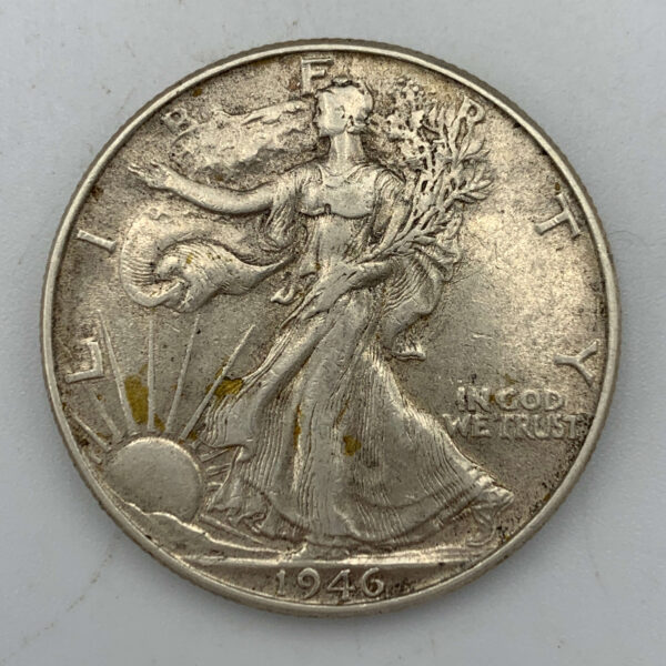 USA Half Dollar 1946 Silver Coin GC445