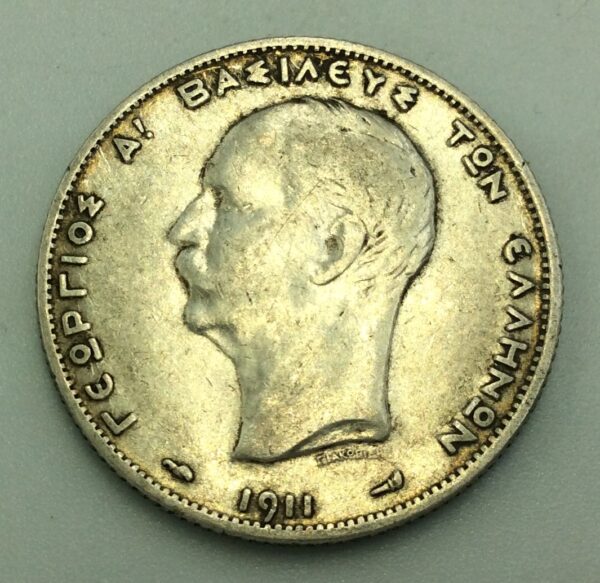 Greece 2 Drachmai 1911 GC469