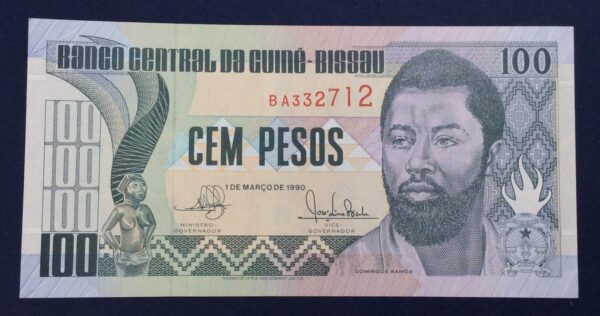 Guinea-Bissau 100 Pesos 1990 GB659