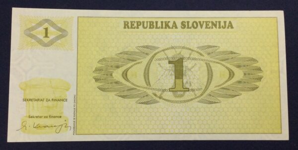 Slovenia 1 Tolar 1990 GB662