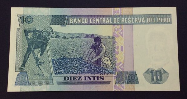 Peru 10 Intis 1987 GB677 - Image 2