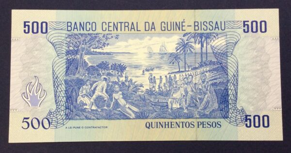 Guinea-Bissau 500 Pesos 1990 GB682 - Image 2