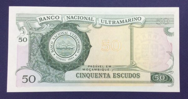 Mozambique 50 Escudos 1970 GB699 - Image 2