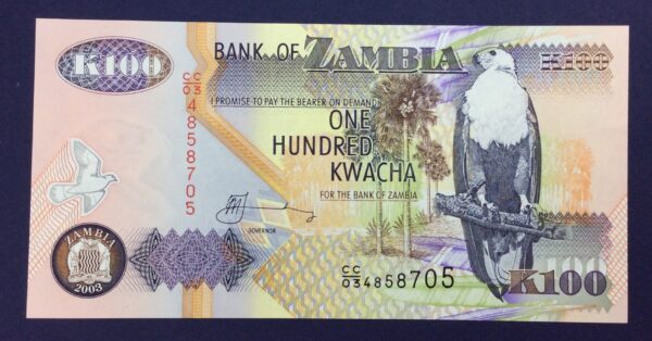 Zambia 100 Kwacha 2003 GB702