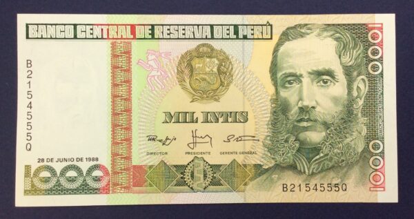Peru 1000 Intis 1988 GB705