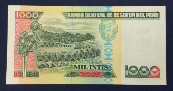 Peru 1000 Intis 1988 GB705 - Image 2