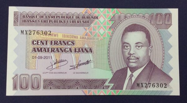 Burundi 100 Francs 2011 GB718