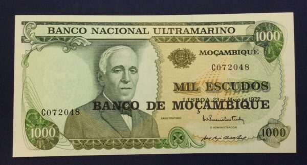 Mozambique 1000 Escudos 1972 GB727