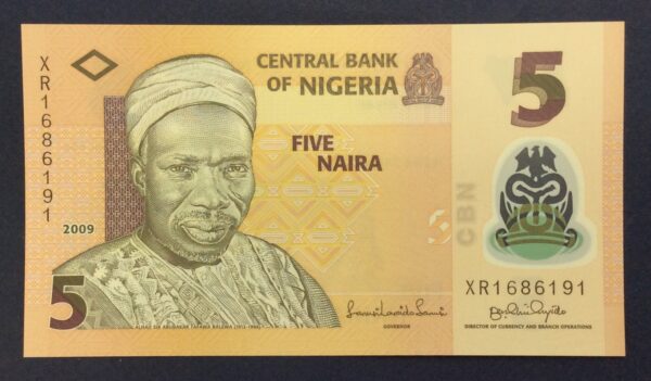 Nigeria 5 Naira 2009 GB744