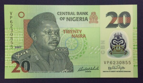 Nigeria 20 Naira 2007 GB746