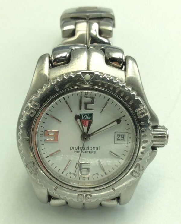 Tag Heuer Ladies White Dial Silver Stainless Steel Bracelet Watch