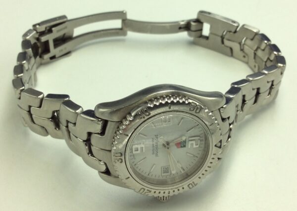 Tag Heuer Ladies White Dial Silver Stainless Steel Bracelet Watch - Image 3