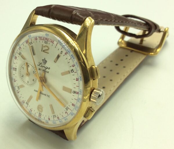 Lings 21 Prix Chronostop Chronograph Mechanical Vintage Watch - Image 5
