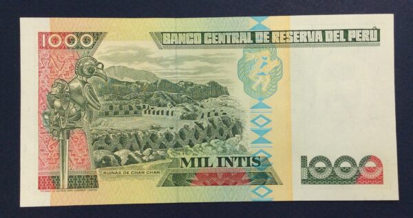 Peru 1000 Intis 1988 UNC GB847 - Image 2