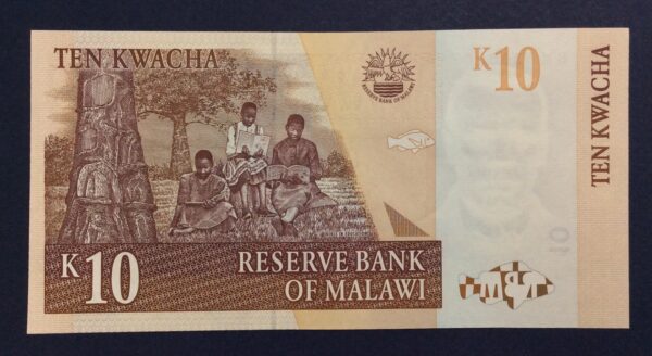 Malawi 10 Kwacha 2004 UNC GB849 - Image 2
