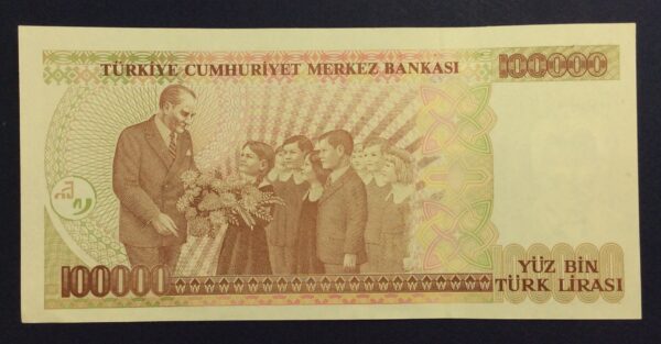 Turkey 100000 Lira (1996-1999) UNC GB860 - Image 2