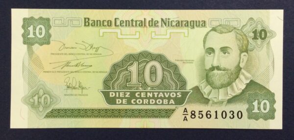 Nicaragua 10 Centavos 1991 UNC GB867