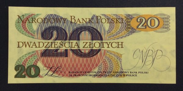 Poland 20 Zlotych 1982 UNC GB897 - Image 2