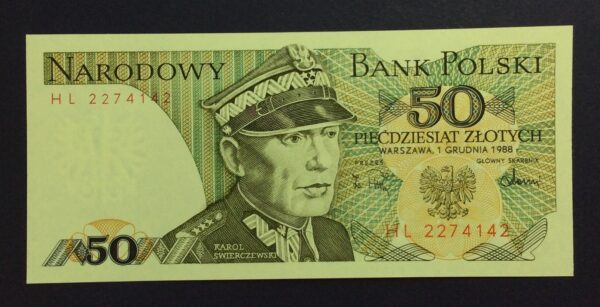 Poland 50 Zlotych 1988 UNC GB898