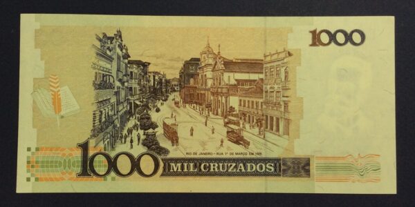 Brazil 1000 Cruzeiros 1989 UNC GB906 - Image 2