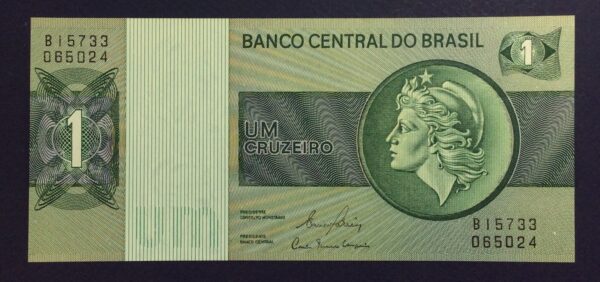 Brazil 1 Cruzeiro 1972-1980 UNC GB908