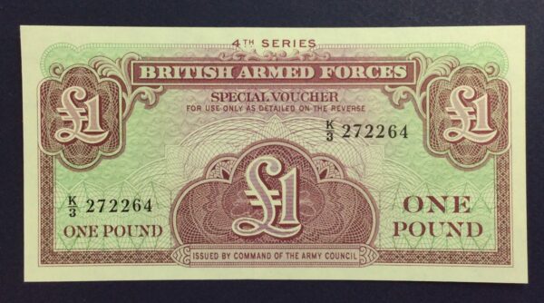 United Kingdom 1 Pound 1962 - British Armed Forces 4nd series UNC GB913