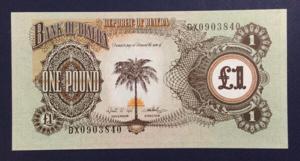 Nigeria 1 Pound 1968-1969 UNC GB914