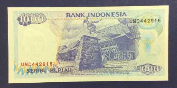 Indonesia 1000 Rupiah 1992 UNC GB819