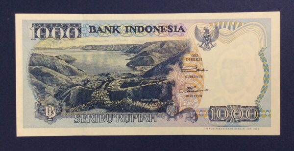 Indonesia 1000 Rupiah 1992 UNC GB819 - Image 2
