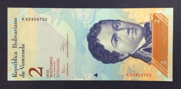 Venezuela 2 Bolivares 2012 UNC GB824