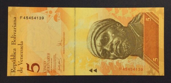 Venezuela 5 Bolivares 2007 UNC GB825