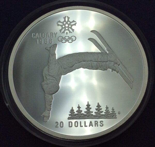 Canada 20 Dollars - Elizabeth II (Free-style Skiing) 1986 GC484 - Image 2