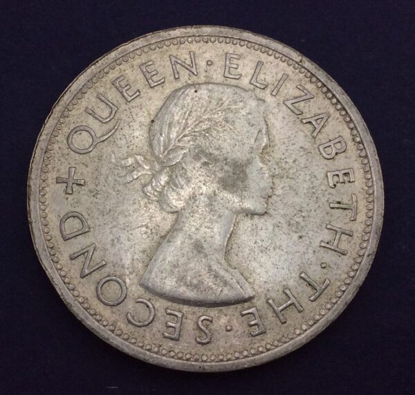 Zimbabwe 1 Crown - Elizabeth II Cecil Rhodes 1953 GC498