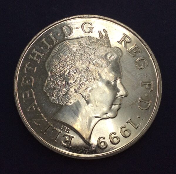 United Kingdom 5 Pounds - Elizabeth II 4th portrait GC499