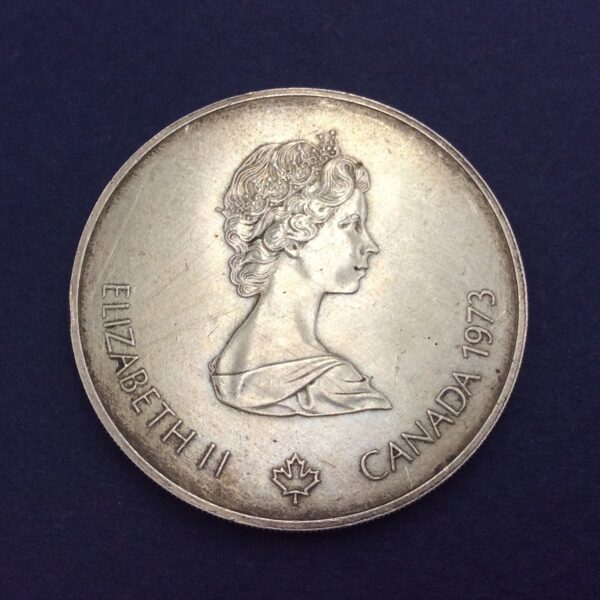 Canada 5 Dollars 1973 Silver Coin GC526