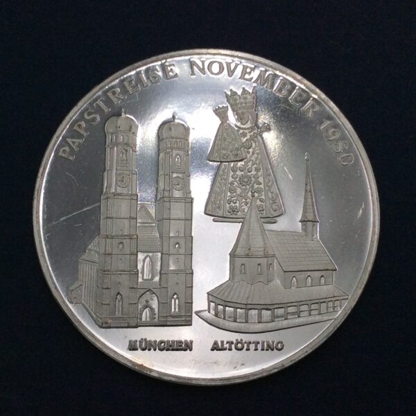Papst Johannes Paul 1980 Silver Coin GC549 - Image 2