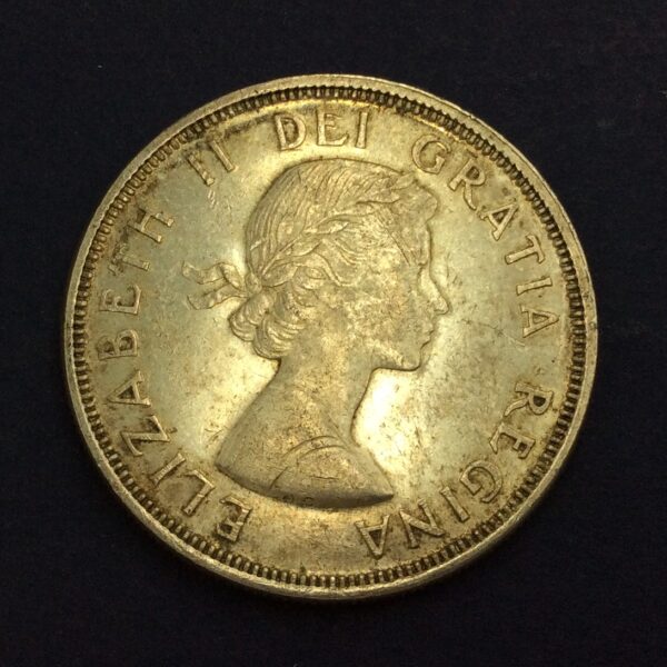Canada 1 Dollar - Elizabeth II (Confederation Conferences) 1964 Silver Coin GC547