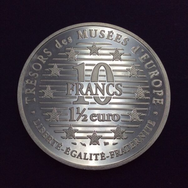 France 10 Francs / 1½ EURO 1996 Silver Coin GC551 - Image 2