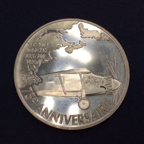 France 1½ Euro (Spirit of St. Louis) 2002 Silver Coin GC555