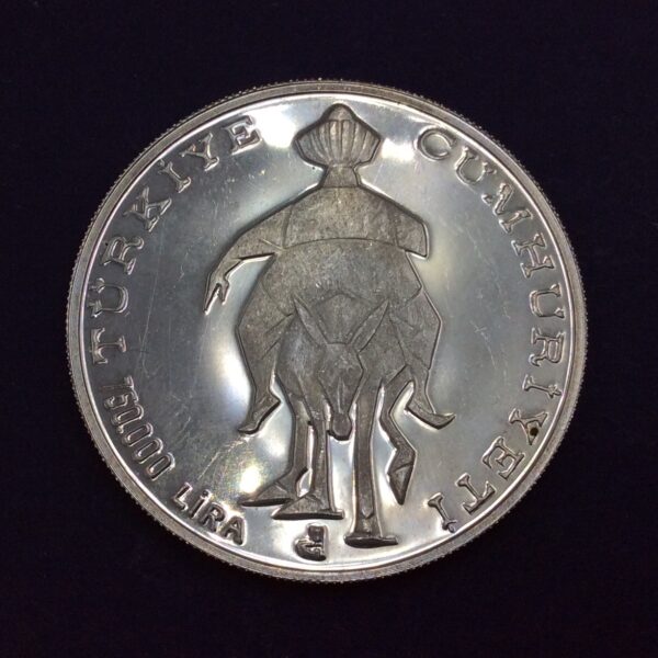 Turkey 750000 Lirasi 1996 Silver Coin GC557