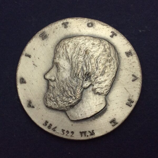 Death of Aristotle UNESCO Silver Medal GC566