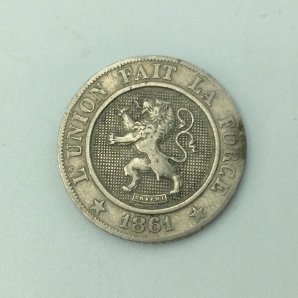 Belgium 10 Centime 1861 GC623 - Image 2